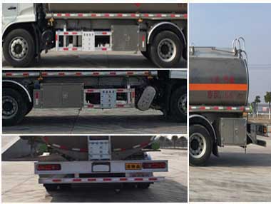 程力威牌CLW5181GYYLD6型铝合金运油车